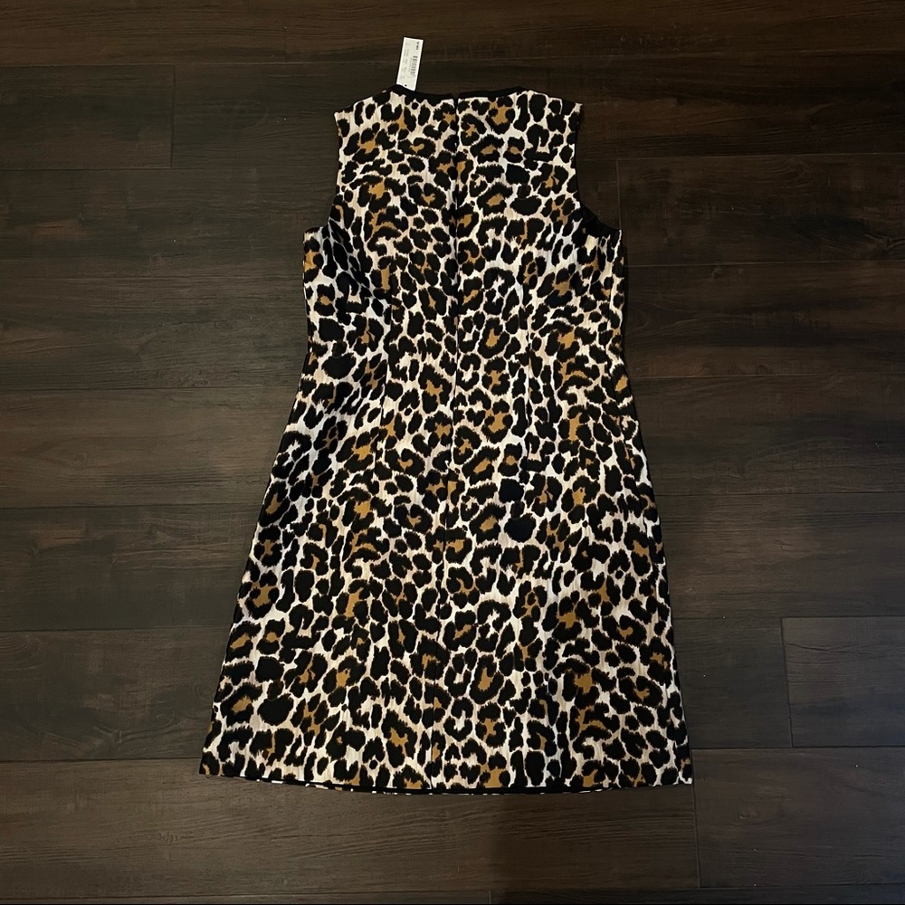J.Crew Leopard A-Line Shift Dress NWT Size 0 - Picture 13 of 13
